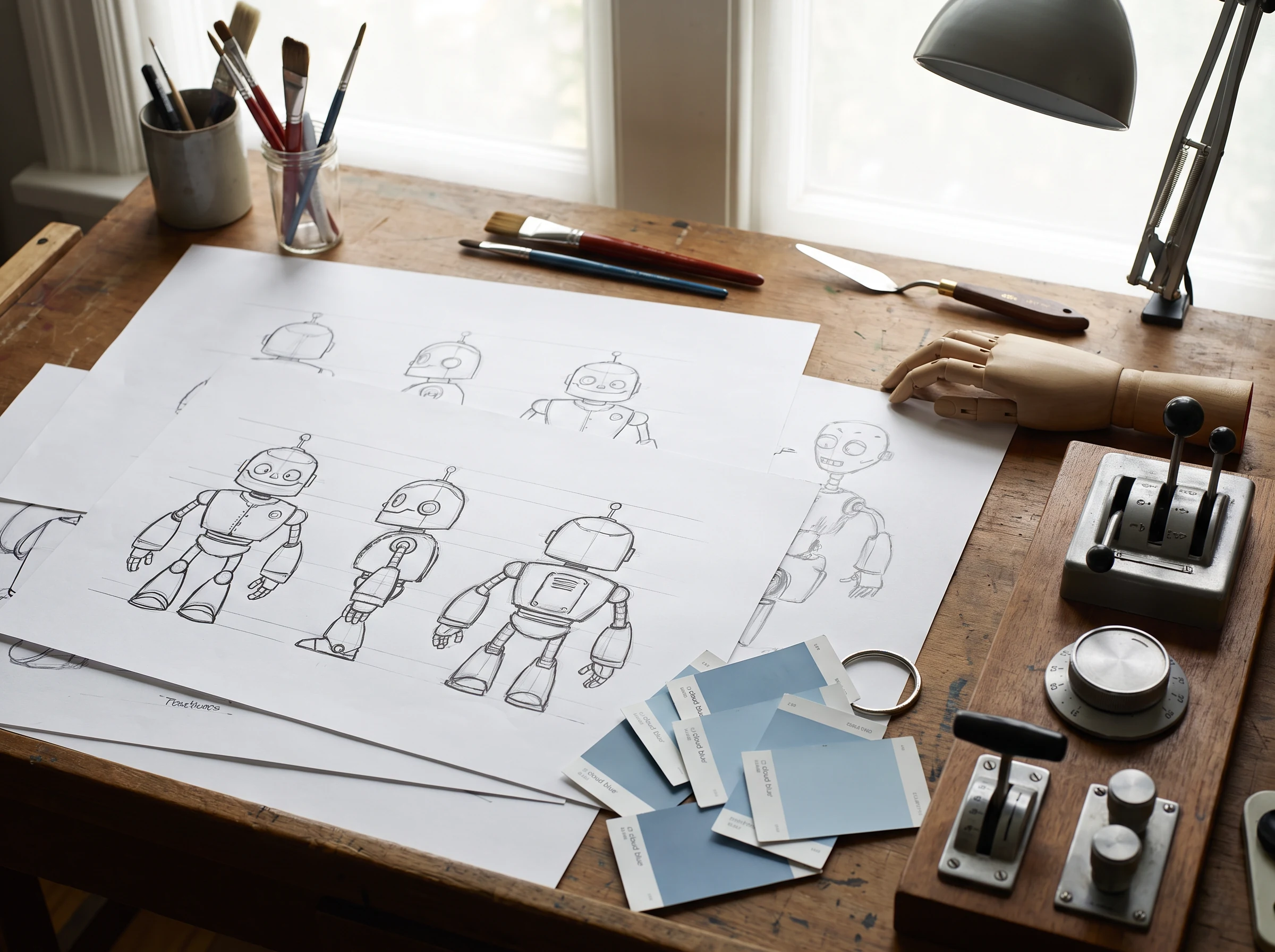 Animation workstation and maquette